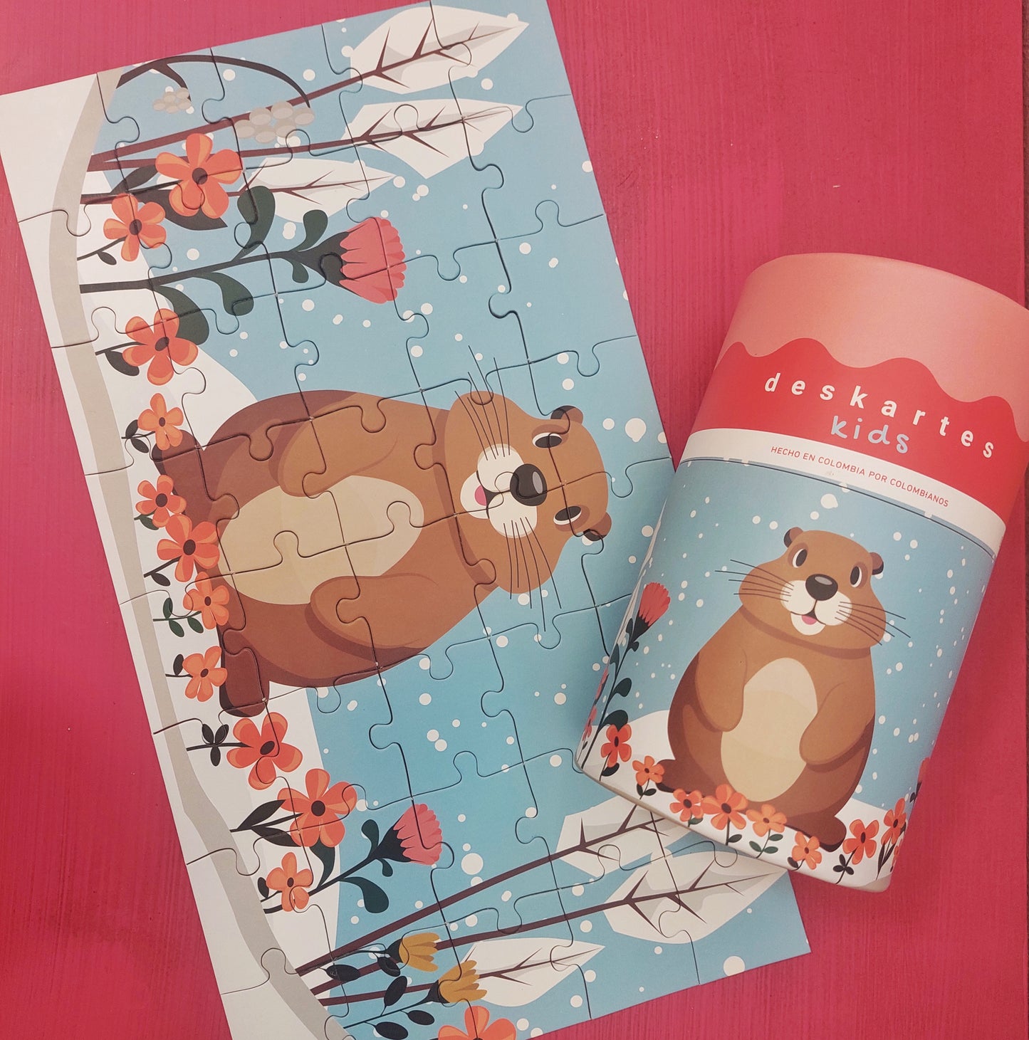 Rompecabezas para niños Karlota Marmota