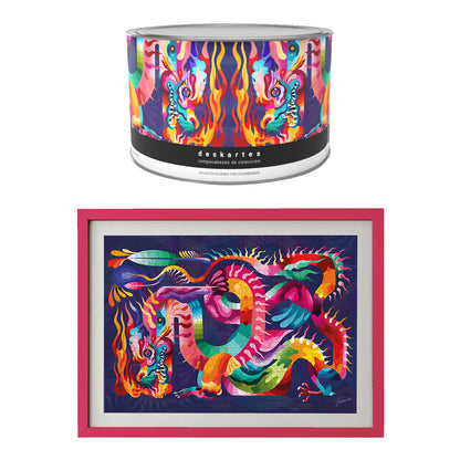 COMBO : Marco + Rompecabezas Dragón x 1500
