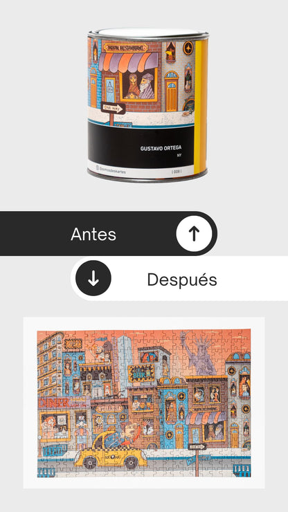 antes y despues rompecabezas ortega