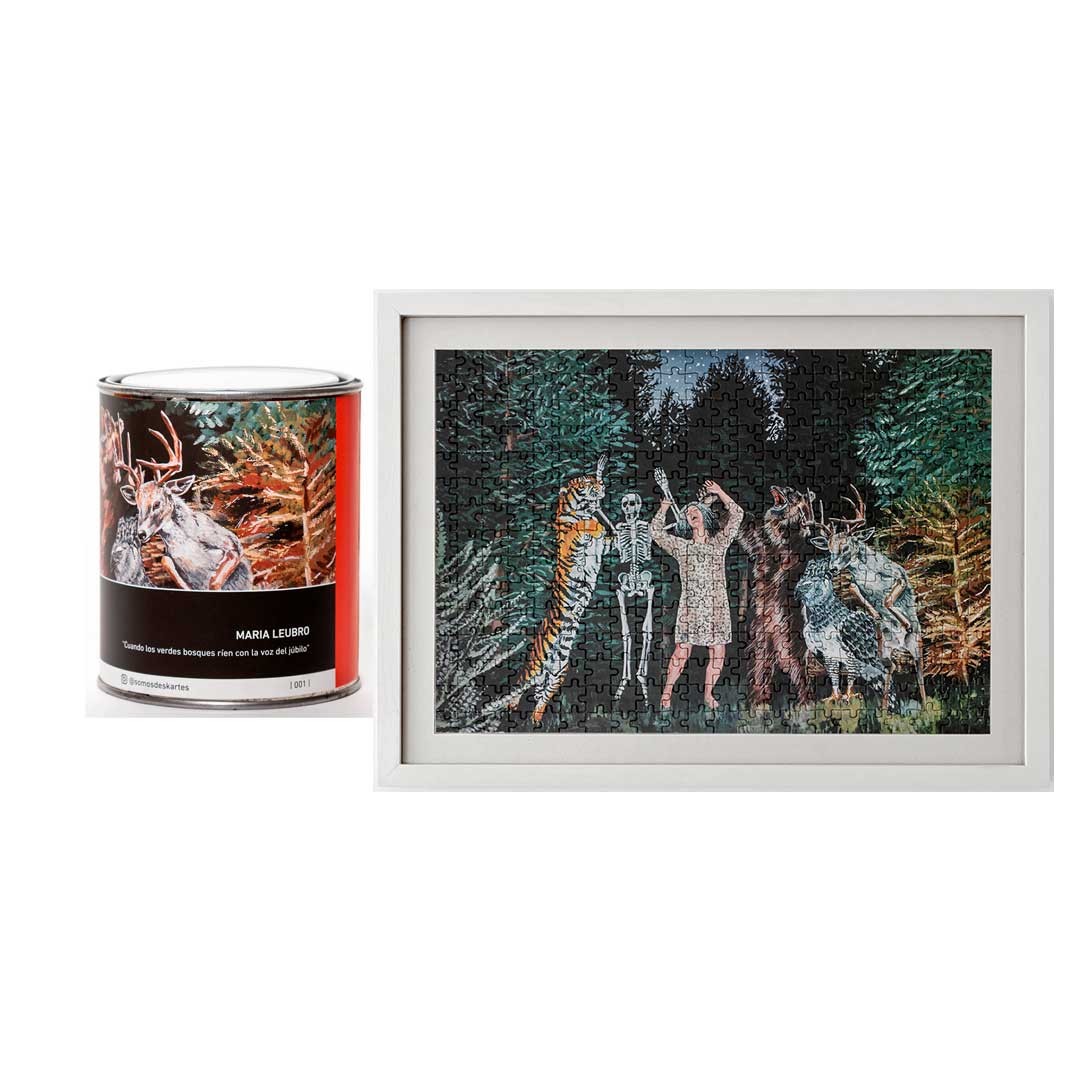 Rompecabezas "Cuando los verdes bosques ríen con la voz de júbilo"